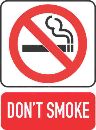 No Smoking Sign - Osteoporosis the Silent Killer