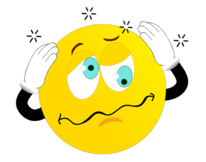 A dizzy yellow emoji - Common Causes of Vertigo or Dizziness