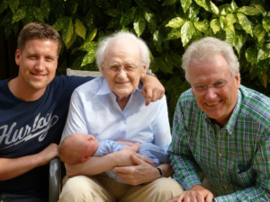 Four Generations of Males in a Family