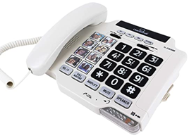 CLEARSOUNDS CSC500 Amplified Landline Phone with Speakerphone and Photo Frame Buttons