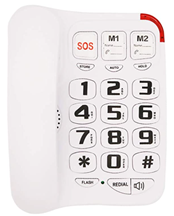 HePesTer Big Button Corded Phone for Seniors HP-45 Amplified Phone