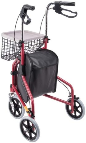 NOVA Traveler 3-Wheeled Rollator Walker