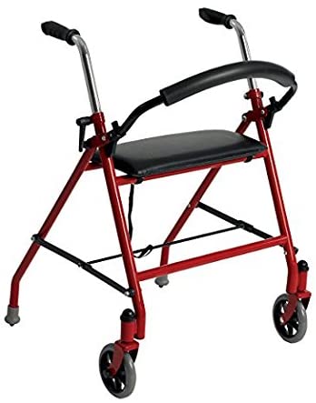 Drive Medical Two-Wheeled Walker With Seat