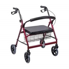 DMI Extra-Wide Heavy Duty Steel Bariatric Rollator Walker - How to Choose Accessories for a Rollator