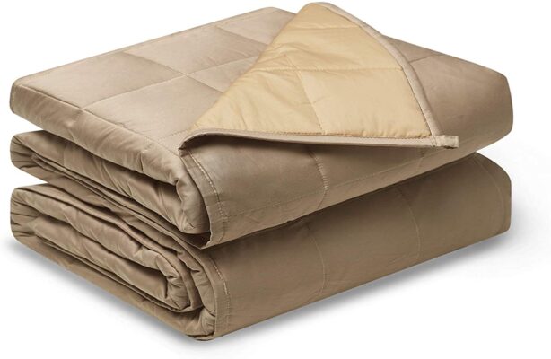 YnM Organic Long Stapled Cotton Material Weighted Blankets for Seniors