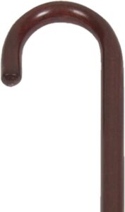 PCP Wood Cane with Round Handle - Wooden Crook Handle Canes