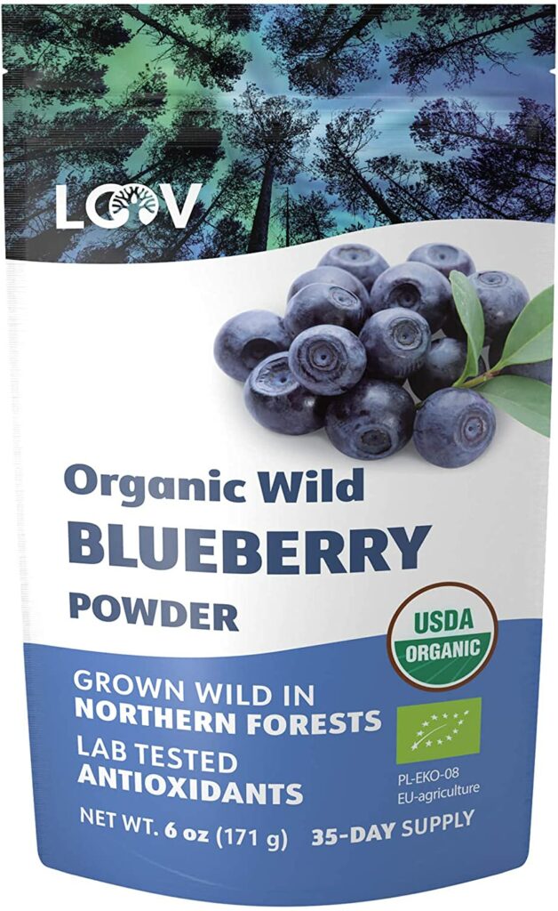 VOOY Organic Wild Blueberry Supplement