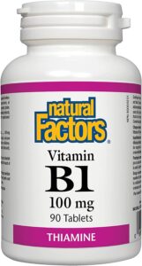 NATURAL FACTORS Vitamin B1 - What Supplements Help Leg Cramps