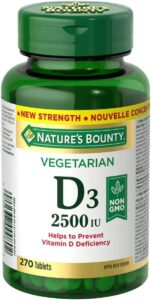NATURE'S BOUNTY Vitamin D3