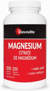 INNOVITE INSTITUTE Magnesium Citrate with Malic Acid 250mg - Different Forms of Magnesium Supplements