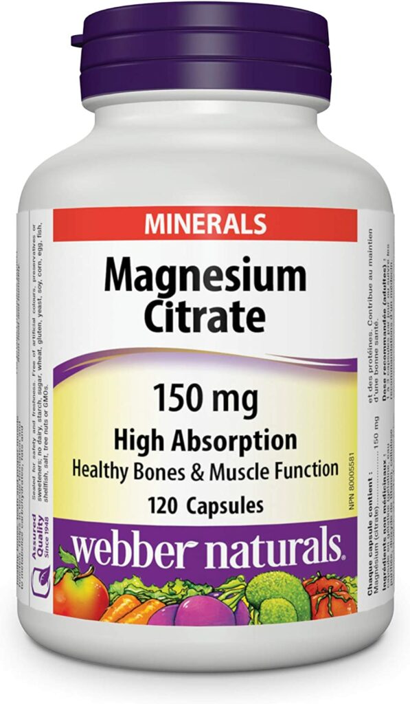 Different Forms of Magnesium Supplements – What Forms are Best? 4 WEBBER NATURALS Magnesium Citrate 150 mg - Different Forms of Magnesium Supplements