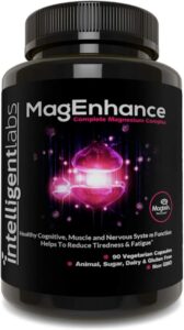 INTELLIGENT LABS MagEnhance Magnesium Supplement, Magnesium-L-Threonate Complex with Magnesium Glycinate and Taurate - Magnesium Supplement Benefits