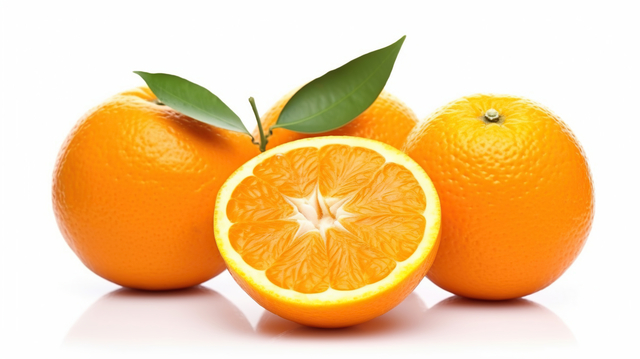 How to Stay Hydrated When You Hate Water- Is It Possible? 3 Sliced-whole-fresh-orange-fruits-isolated-on-white-background - How to Stay Hydrated when You Hate Water