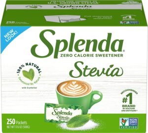Box of 250 count Splenda Stevia - How Safe Are Artificial Sweeteners