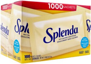 1000 count box of Splenda Sweetener - Health Risks of Artificial Sweeteners