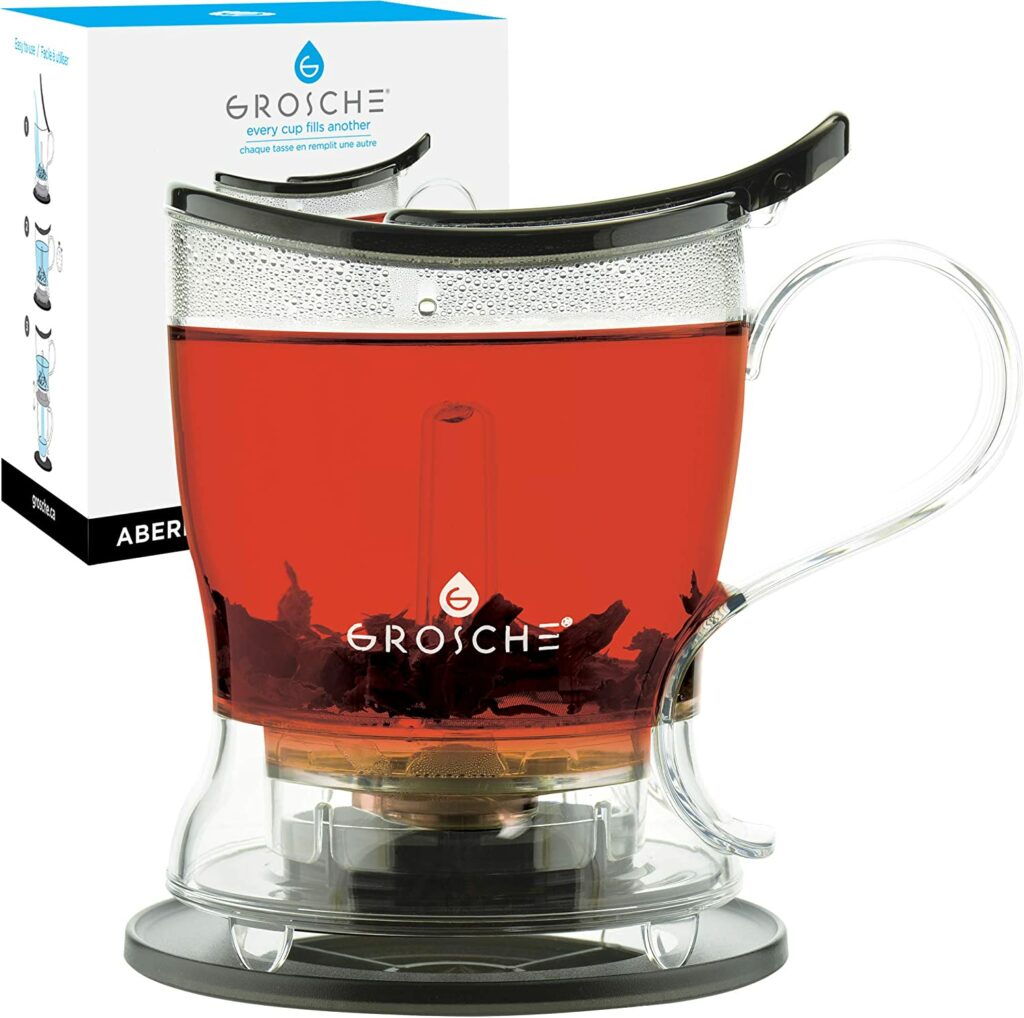 GROSCHE Aberdeen  Steeper and Infuser teapot - Herbal Teas for Arthritis Relief