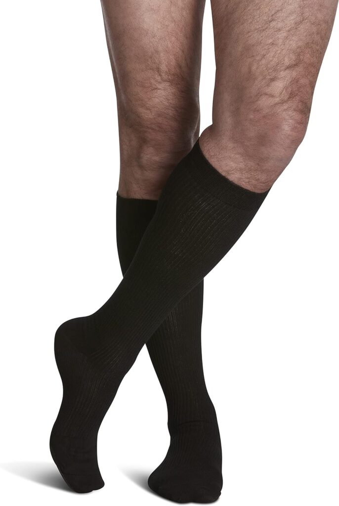 SIGVARIS-Men-Compression-Socks-Black - Best Black Mens Compression Socks