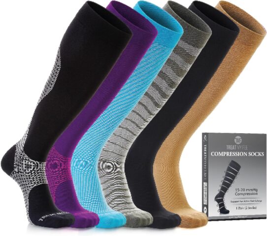 Treat My Feet Compression Socks- The Best Stylish Compression Socks for Women
