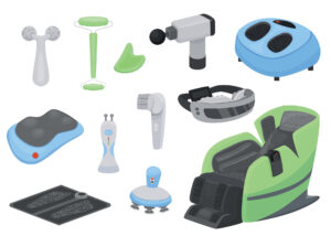 Variety of massage devices