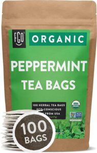 Peppermint-Tea-Bags- Main Causes of Stomach Bloating
