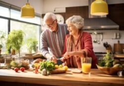 Senior-couple-cooking-in-the-kitchen -7 Proven Ways to Keep Your Mind Sharp After 50