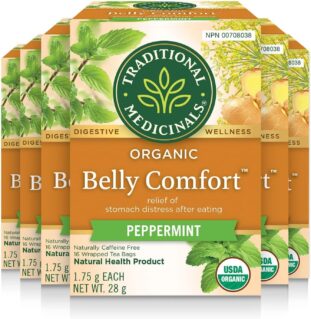 TRADITIONAL-MEDICINALS-Organic-Peppermint-Tea - 22 Ways for Anxiety Stress Relief