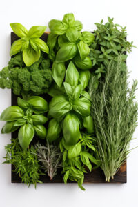 mediterranean-herbs-including-basil-thyme-oregano-rosemary-sage-and-pepper-isolated-on-white - Natural Herbal Remedies Uses