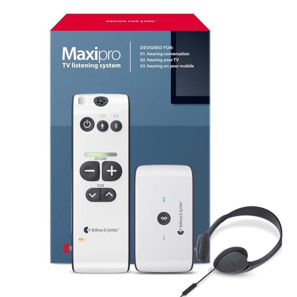 Affordable Hearing Aids for Seniors - The Right Choice 6 BELLMAN-and-SYMFOM-Maxi-Pro-Bluetto-with-Headphones-Hearing-Amplifier-for-Seniors - Affordable Hearing Aids for Seniors