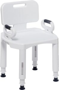 DRIVE-MEDICAL-Shower-Chair-with-back-and-arms - Senior Safety in the Bathroom