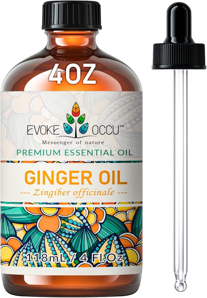 EVOKE-OCCU-Ginger-Essential-Oil-4-Oz-Pure-Ginger-Oil-for-Skin-Hair-Massage_-Aromatherapy-Diffuser - How to Use Healing Benefits of Essential Oils for Arthritis Pain