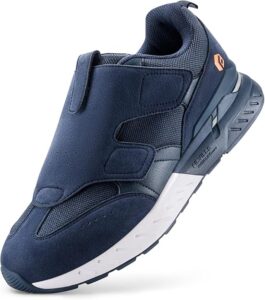 FITVILLE Diabetic Shoes with Strap Closure for Men -