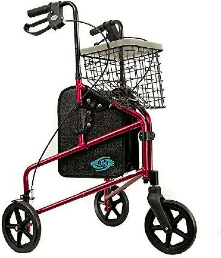 How To Choose A Rollator For Seniors - Some 3 Wheel Options 7 HEALTHLINE 3 Wheel Rollator - How To Choose A Rollator For Seniors