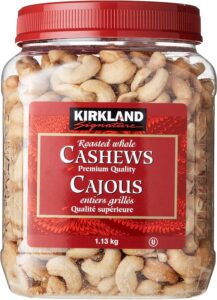 Kirkland-Signature-Whole-Cashews-1_13kg - Foods that Help Burn Belly Fat