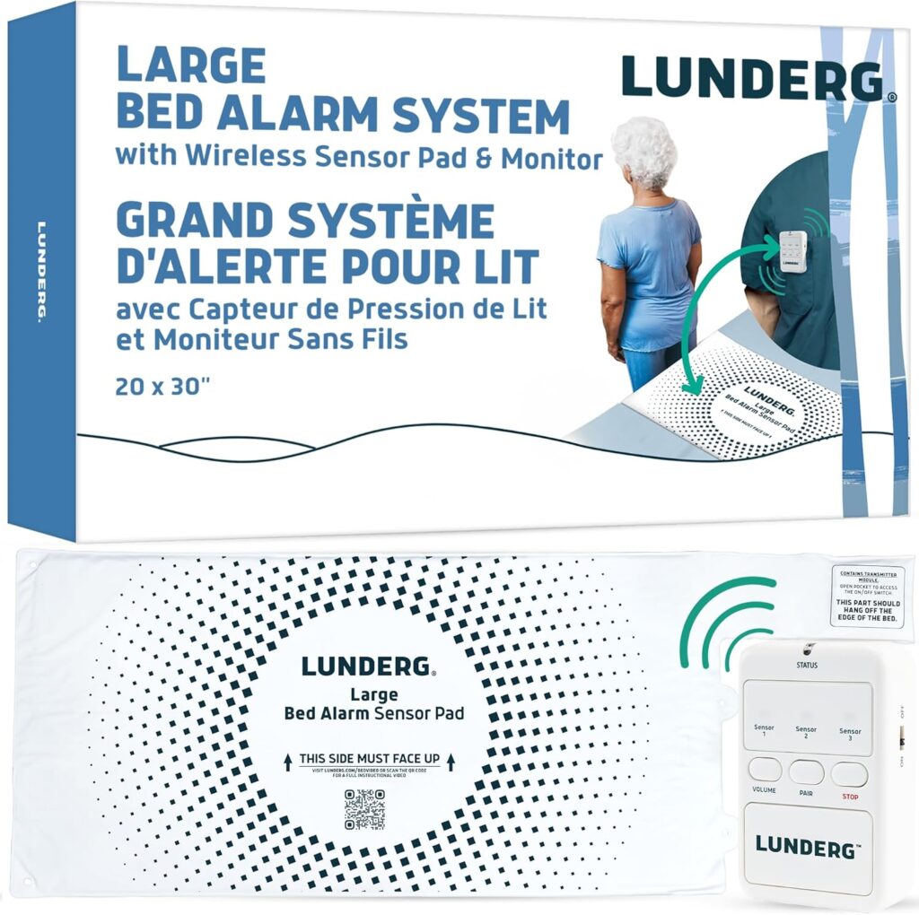 LUNDERG Large Bed Alarm System - Safety in the Bedroom - 11 Best Senior Products