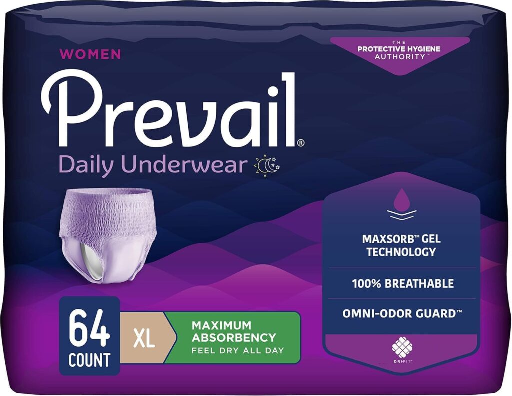 PREVAIL Maximum Absorbency Protective Incontinence Underwear for Women
