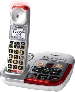 Panasonic KXTGM490S Dect_6.0 1-Handset Landline Telephone - Top Cordless Phones for Seniors