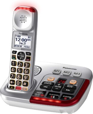 Panasonic KXTGM490S Dect_6.0 1-Handset Landline Telephone - Panasonic Cordless Phones for Seniors