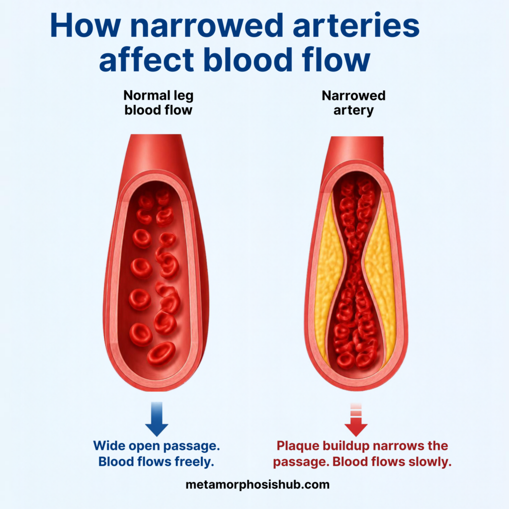 Peripheral artery disease and reduced blood flow in the legs - Leg Cramps in Seniors -  6 Medical Conditions that May Be Involved