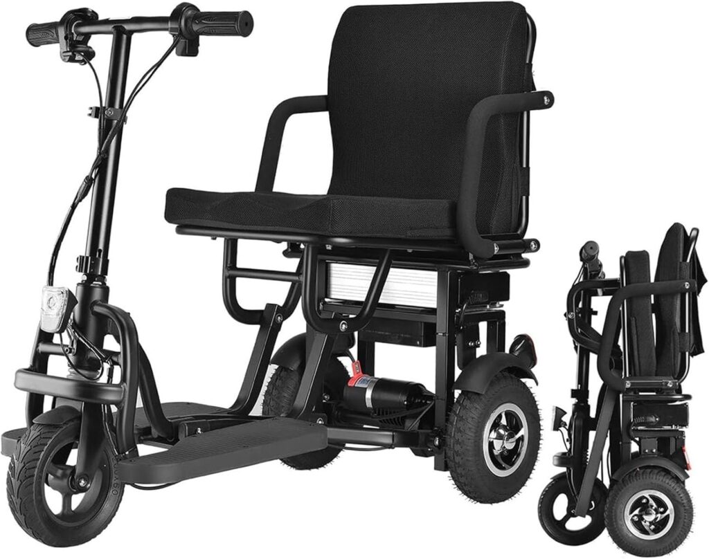 6 Top Rated Mobility Scooters for Seniors - How to Search Guide 9 QKSAT Folding Electric Mobility Scooter - Top Rated Mobility Scooters