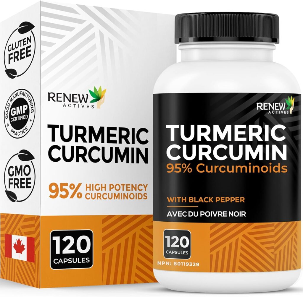 RENEW ACTIVES TurmericCurcumin with Black Pepper - Natural Ways to Reduce Inflammation in the Body