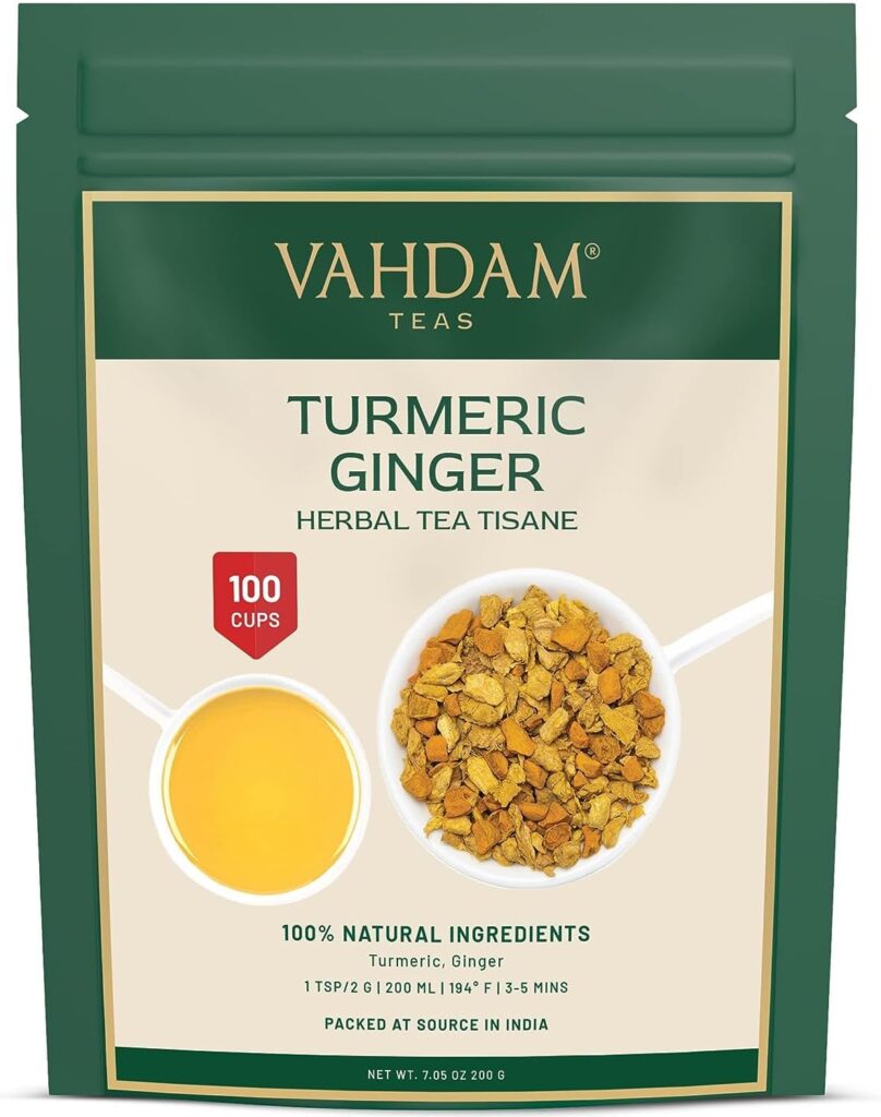 VAHDAM Organic Turmeric Ginger Tea