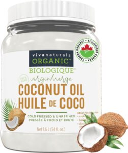 Virgin Coconut Oil 54-fl-oz-For Cooking and Baking - Foods that Help Burn Belly Fat