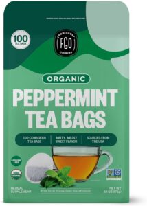 Peppermint-Tea-FGO-Organic - Foods that Promote Better Sleep