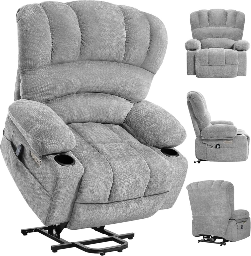 5 Best Recliners for Back Pain - What to Look For 4 DURASPACE Power Lift Recliner Electric Lift Massage Recliner Chairs with Heat Large - Best Recliners for Back Pain