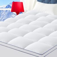 Extra Thick Mattress Topper Queen Size for Pressure Relief, Mattress Pad Cover Pillowtop Breathable,Down Alternative Overfilled Plush Soft Protector - Choose the Best Mattress for Back Pain