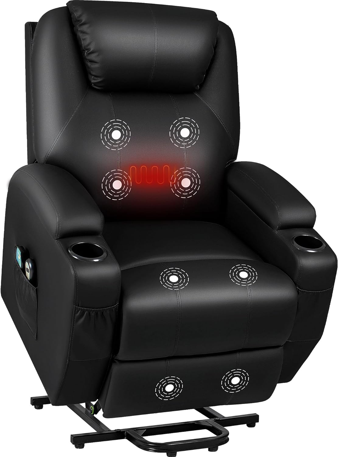 JUMMICO-Power-Lift-Recliner-Chair-with-Heat-and-Massage-for-Elderly - 5 Best Recliners for Back Pain