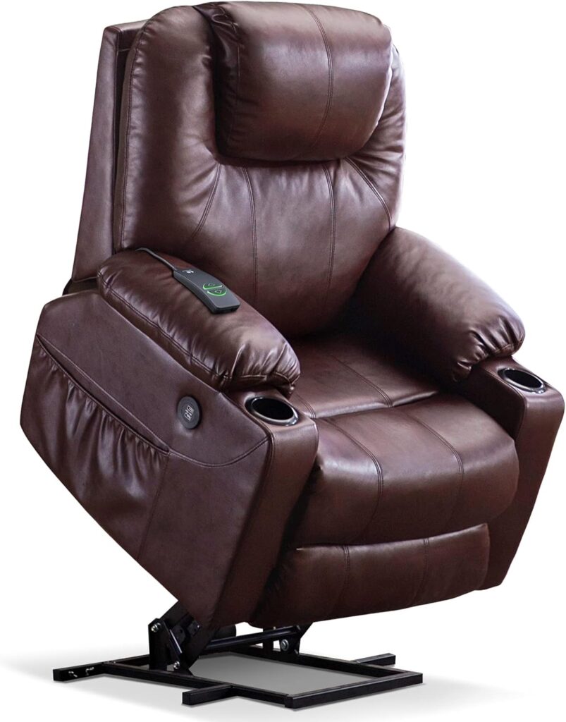5 Best Recliners for Back Pain - What to Look For 2 MCOMBO Electric Power Lift Recliner Chair Sofa for Elderly-3 Positions-2 Side Pockets - 5 Best Recliners for Back Pain