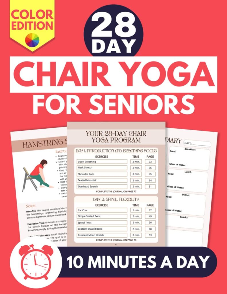 28 Day Chair Yoga for Seniors - 10 Minute Beginner Exercises - How to Relieve Sciatica Pain Fast