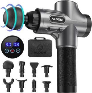 ALDOM-Massage-Gun-Deep-Tissue-Handheld-Electric-Muscle-Massager -5 Popular Muscle Relaxing Devices