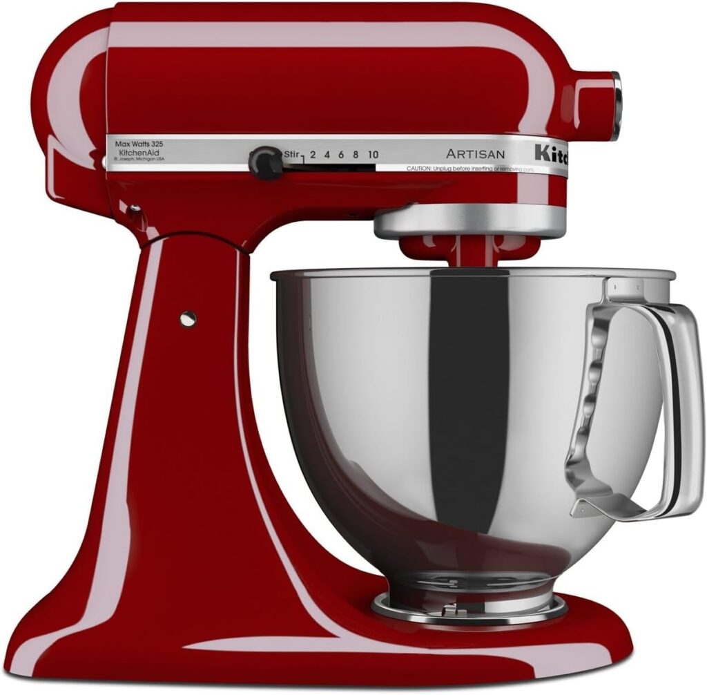 KitchenAid-Artisan-Series-5-Quart-Tilt-Head-Stand-Mixer-KSM150PSER - Blender vs Juicer vs Mixer